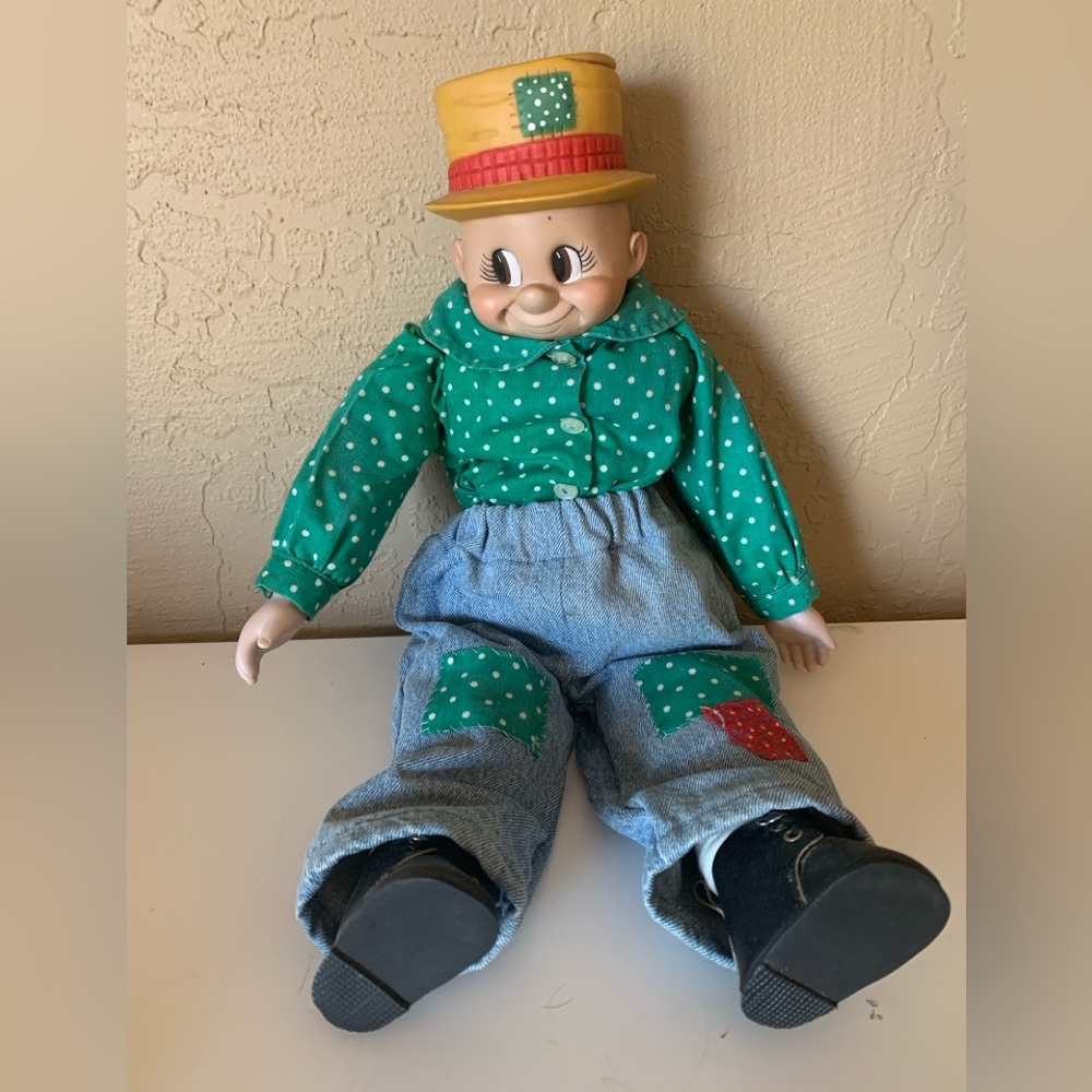 Vintage Old Time Boy Porcelain Doll